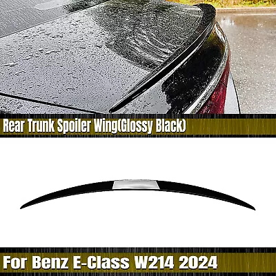 For Mercedes Benz E Class W214 E260 E300 2024+ Rear Spoiler Lip Wing Black 1pc • $61.92