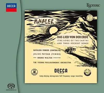 $70.57 • Buy Mahler: Das Lied Von Der Erde Ruckert-Lieder (SACD) (Esoteric) Presale 15/3/2023