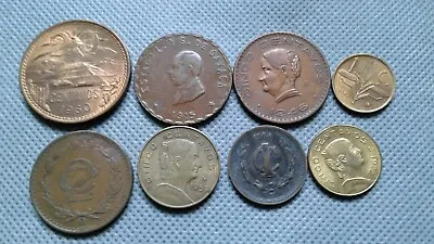 WORLD OLD COINS MEXICO 8 COIN LOT Random Year's Centavos Large And Small Coins  • $45