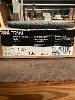 Black Stripper Pads 13  - 3M 7200 - New In Box • $21