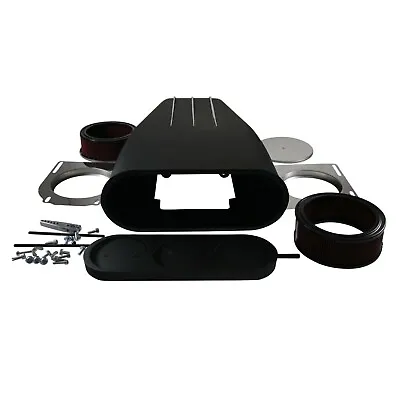 Street Scoop Finned (Mr Gasket Style) Bug Catcher Single/Dual Carb Black 20-1/2  • $293.55