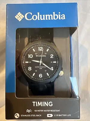 New In Box Columbia Timing Watch Back Dial And Nylon Strap CSS10-102 • $39.99