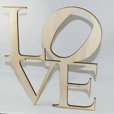 LOVE Square Sign - Large 10x11 - Wood • $29.99