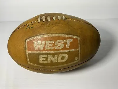 Old West End SHERRIN Kangaroo Leather Australian Rules Football Standard Size • $49.95