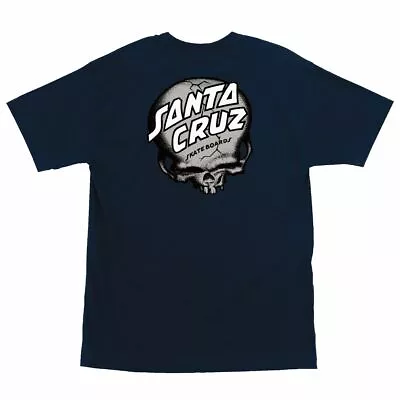 Santa Cruz Corey O'Brien SKULL Skateboard T Shirt NAVY • $20.95