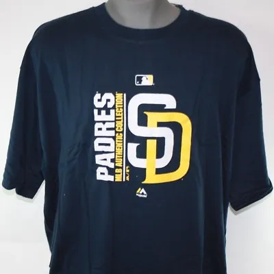 NEW Mens Majestic MLB San Diego Padres Authentic Collection Baseball Tee T-Shirt • $19.99