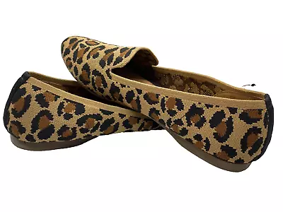 Me Too Bree Animal Print Flats Brea Sustainable Textile Sz 8.5M Leopard Cheetah • $23.98