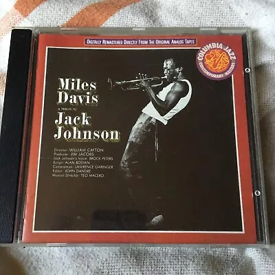 MILES DAVIS A Tribute To Jack Johnson CD Album EXCELLENT CONDITION • £3.99