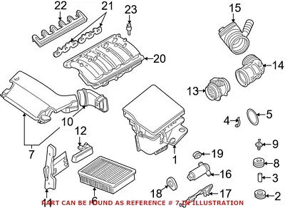 For BMW E46 325Ci 325xi 330Ci Center Upper Air Duct Cover Genuine 13717501988 • $141.60