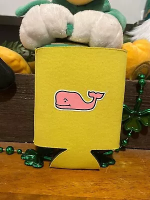 Vineyard Vines Koozie Pink Whale Logo Double Sided Beer Bottle Can Koozie • $6.75