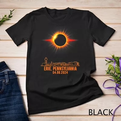 Total Solar Eclipse 04.08.2024 Erie Pennsylvania T-Shirt Unisex T-shirt • $16.99