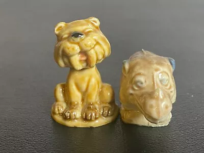 Wade Whimsies Figurine Set Smiling Tiger And Smiling Rhino • $9.99