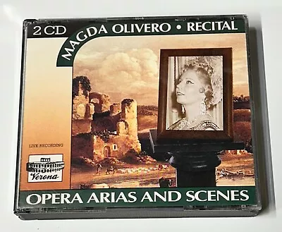 Magda Olivero Recital  Opera Arias And Scenes  2 CD Set Rare • $29.75