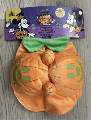 Disney Happy Halloween Mickey Mouse Pumpkin Pet Dog Costume Size XS New • $28.95