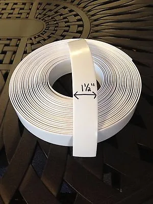 1.5  Vinyl  Strapping For Patio Furniture 20' Roll  White  • $24.94