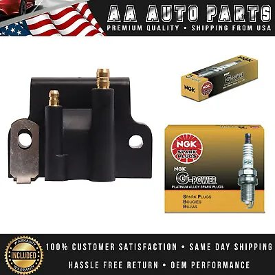 NGK Spark Plug & Outboard Coil For Johnson Evinrude 582508 BRP/OMC • $42.81