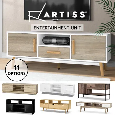 $124.95 • Buy Artiss TV Cabinet Entertainment Unit TV Stand High Gloss Wooden Storage Side