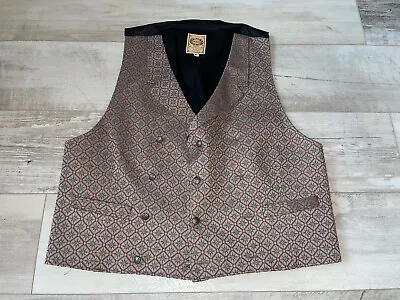Vintage Wah Maker Frontier Clothing Vest Men’s M Western Classic Made In USA • $48.99