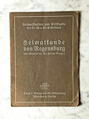 £19.73 • Buy Hermann Vogel: Home History Of Regensburg, Munich O.J. (circa 1913)