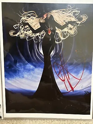 In This Moment - Maria Brink - Black Widow VIP 8.5  X 11  - Authentic Signature • $59.99