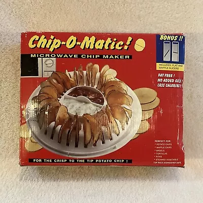 Vintage Chip-O-Matic Microwave Chip Maker Bagels Tortillas Pitas Chips • $11.98