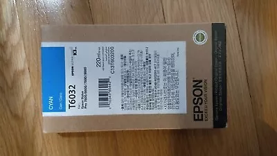 2021 Genuine Epson T6032 Cyan Ink Stylus Pro 7800 7880 9800 9880 Factory Sealed • $50