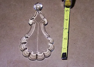 5  Vintage Chandelier Clear French Pendalogue NOS!! PEN-1026 • $8.99