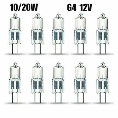 10/20X G4 10W/20W Halogen 12V Capsule Light Bulb Replace LED Lamps AC 2Pin A+ UK • £3.70