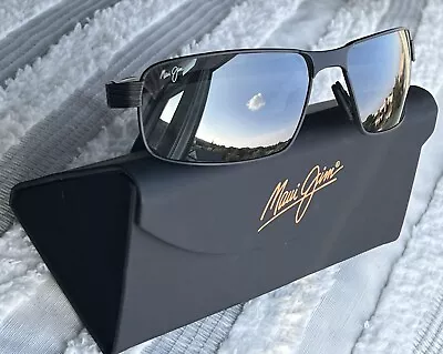 Maui Jim Castaway MJ 187 02M Matte Black Frame - Neutral Grey Polarized Lenses • $341.32