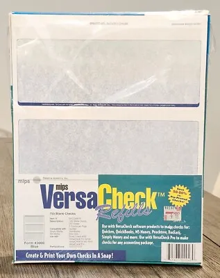 VersaCheck Security Business Check Refills 750 Standard Checks Form #3000 MIPS • $15.99