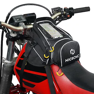 Motorcycle Waterproof Tail Tank Bag Magnetic Motorbike Saddle Phone Storage Bag • $33.99