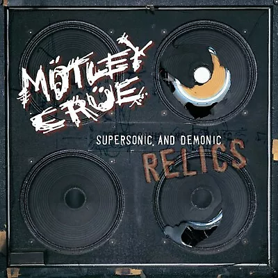 MOTLEY CRUE Supersonic And Demonic Relics BANNER HUGE 4X4 Ft Fabric Poster Flag • $29.95