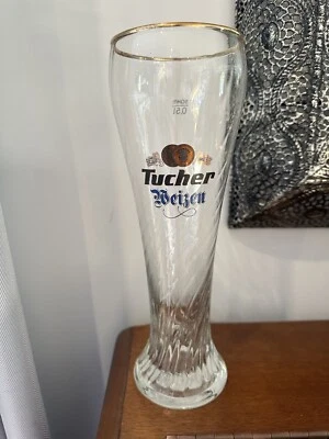 £0.99 • Buy Tucher Weizen Half Litre Beer Glass