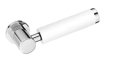 Modern Ceramic & Chrome White Toilet Cistern Lever Flush Handle C/P    • £14.95