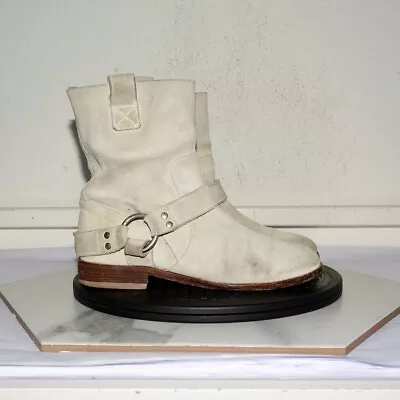 Maison Martin Margiela Suede Boots Harness Women 37.5 • $69