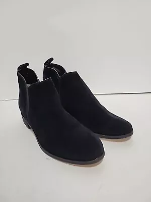 Michael Kors Pull On Black Suede Womens 6.5m Boots • $32.99