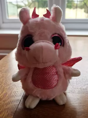 Aurora World Yoo Hoo & Friends Pink Dragon 15cm • £14