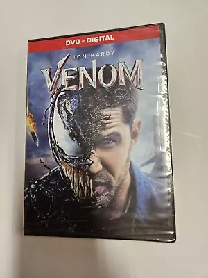 Venom (DVD + Digital 2018) New And Sealed Tom Hardy Sony Marvel Movie (Not MCU) • $0.99