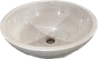 16” Lotus Marble Bathroom Vessel Sink AS-IS Blowout Sale Sink#518 • $55