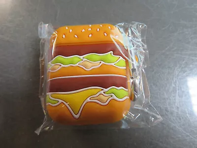 RARE-COOL-New-McDonald’s Big Mac Hamburger Apple Airpods Carrying Case Carabiner • $19.99