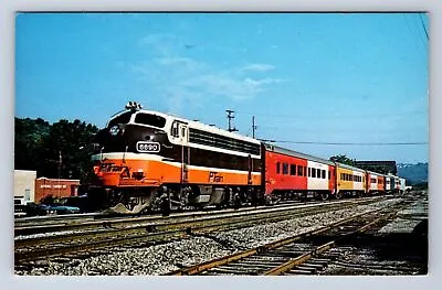 Vintage Patrain B&o Pittsburgh Pa Locomotive Railway Railroad Postcard By • $2.99