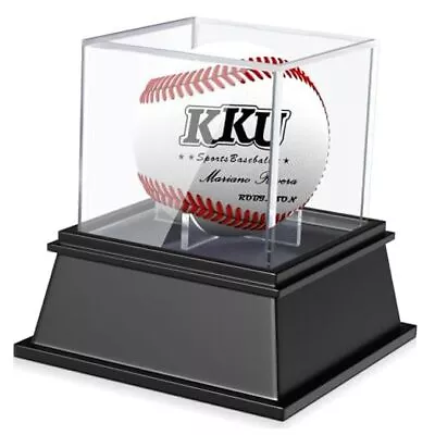 Acrylic Baseball Display Case Dustproof UV Protected 1 Pack Baseball Case • $20.95