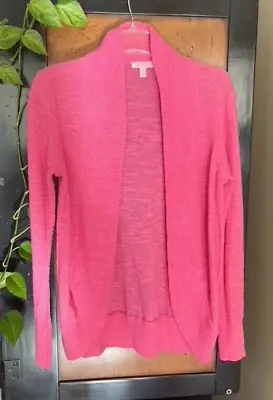 Lilly Pulitzer Sz S Pink Open Cardigan • $39.99