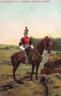 British Army - Sergeant 5th Lancers Review Order - Publ. E.F.A. Military Series • $14.82