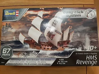 £16 • Buy HMS Revenge Revell Ships 1/350 Scale Easy Click System Model Kits No Painting 