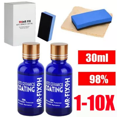 1-10X MR FIX 9H Anti-scratch Car Liquid Ceramic Super Hydrophobic Glass Coating • $7.36