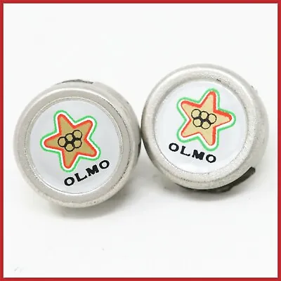 Nos Vintage Olmo Toe Clip Strap End Buttons Gran Prix Biciclissima Competition • $34