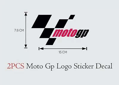 2 PCS MotoGP Racing Logo Vinyl Decal Stickers • $13.99