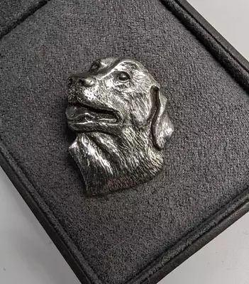 Labrador Dog Pin Lapel Badge Brooch Pewter - A E WILLIAMS • £5.94