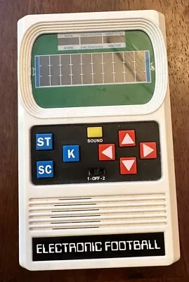 Vintage/Retro Mattel Classic Football Handheld Game 1977 Works/Clean Nostalgia • $12.50